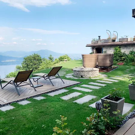 Bed & Breakfast Private Luxury & Silence Retreat With Spectacular View Over The Maggiore