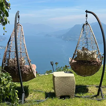 Private Luxury & Silence Retreat With Spectacular View Over The Maggiore Bed & Breakfast *