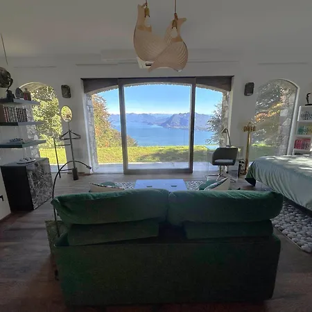 Private Luxury & Silence Retreat With Spectacular View Over The Maggiore ستريزا
