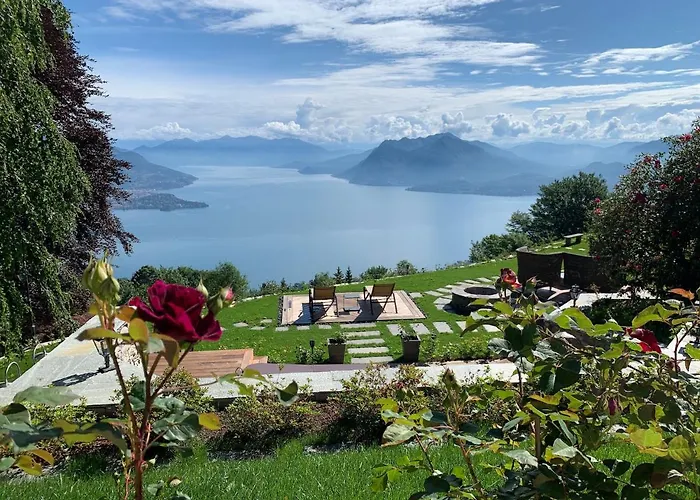Bed & Breakfast Private Luxury & Silence Retreat With Spectacular View Over The Maggiore Stresa