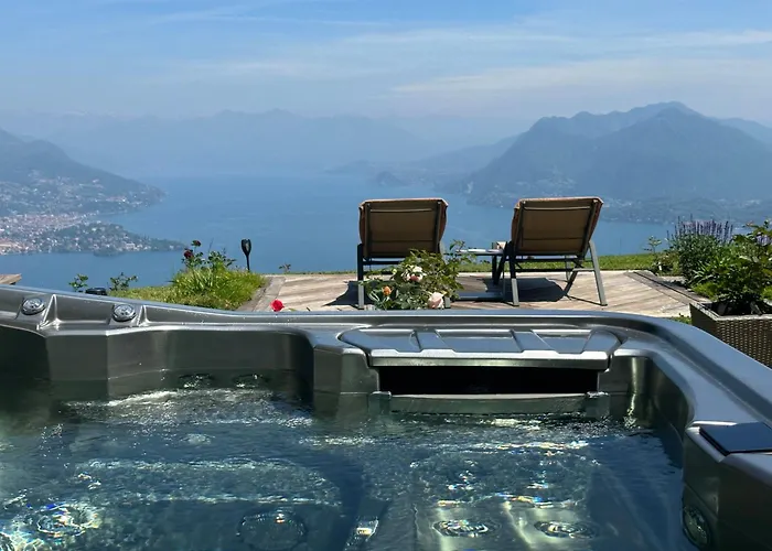 Bed & Breakfast Private Luxury & Silence Retreat With Spectacular View Over The Maggiore Stresa
