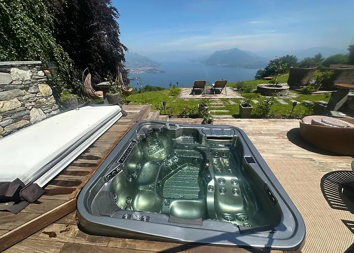 Private Luxury & Silence Retreat With Spectacular View Over The Maggiore 4* Stresa