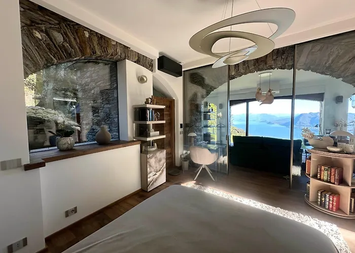 Bed & Breakfast Private Luxury & Silence Retreat With Spectacular View Over The Maggiore Stresa