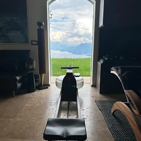 Private Luxury & Silence Retreat With Spectacular View Over The Maggiore Nocleg ze śniadaniem Stresa