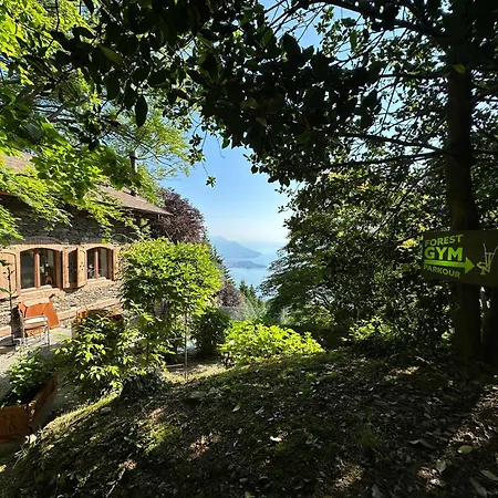 Private Luxury & Silence Retreat With Spectacular View Over The Maggiore Panzió 4*